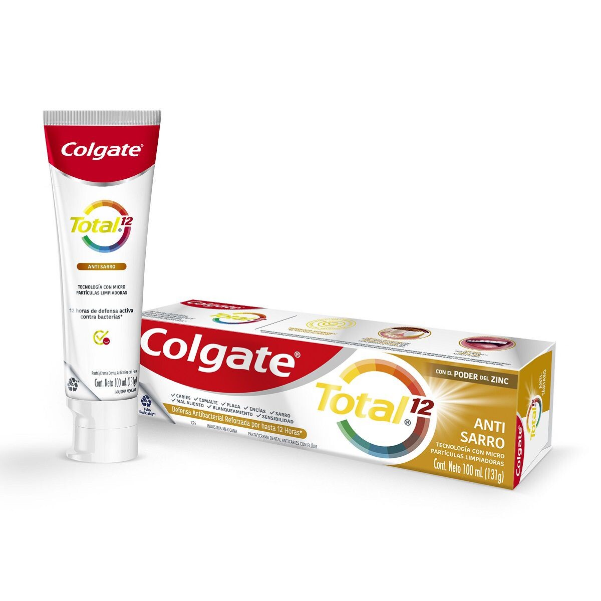 COLGATE CR.DENTAL TOTAL 12 ANT-SARRO UNI 