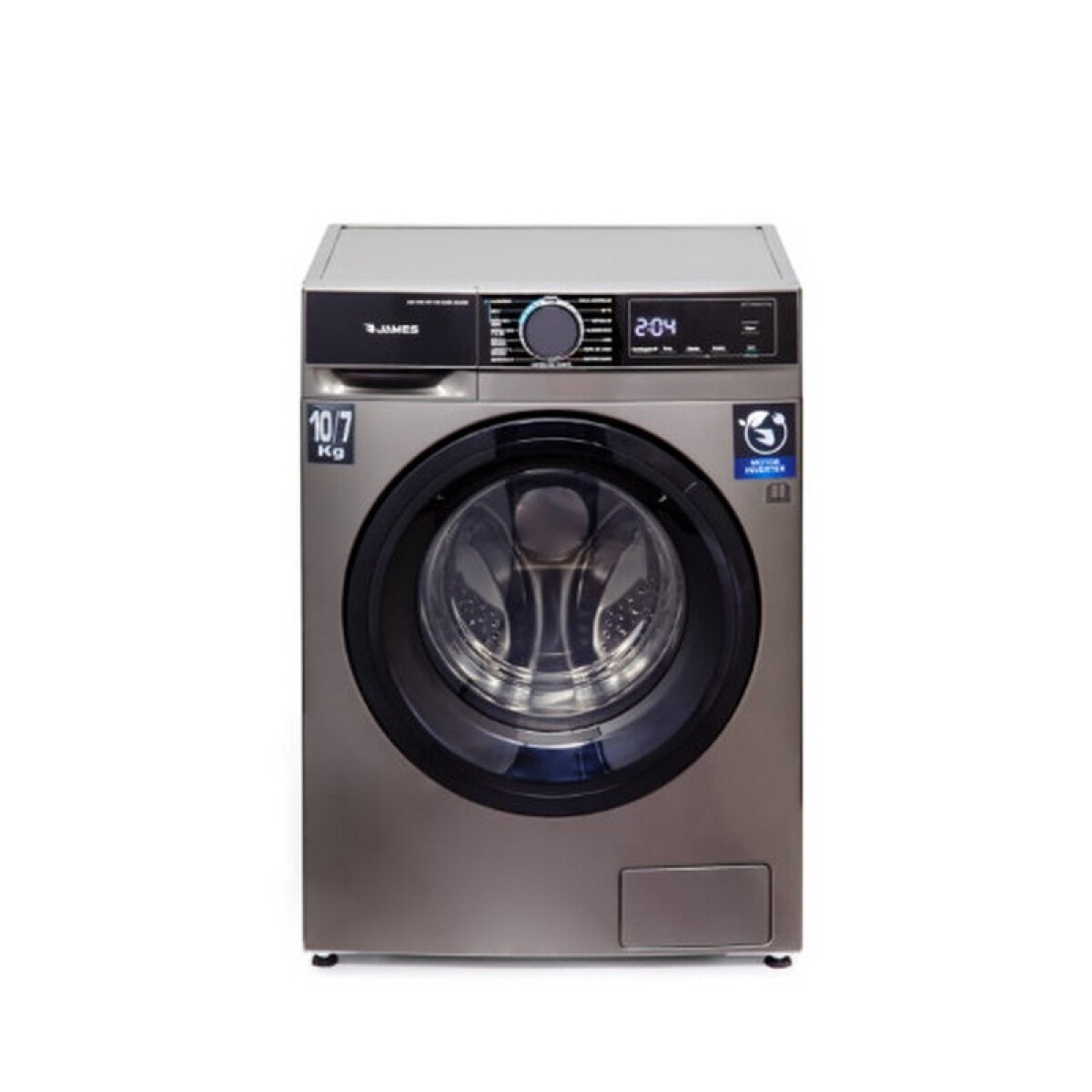 LAVASECARROPAS JAMES. LAVA 10,5 Kg SECA 7.5Kg . SILVER 