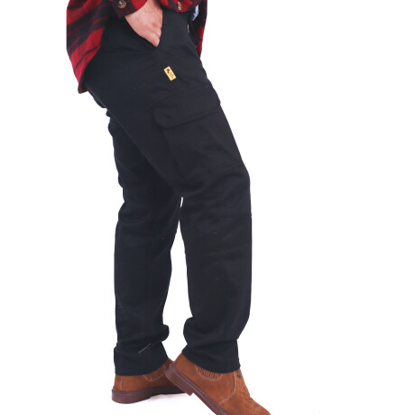 Pantalón Cargo de hombre Negro