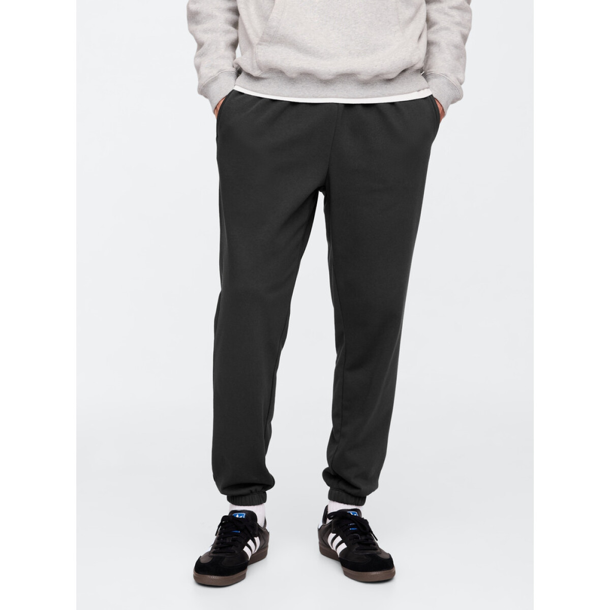 V-FRCH FT HERITAGE LOGO JOGGER B85 CHARCOAL HEATHER XXL - MOONLESS NIGHT V2 