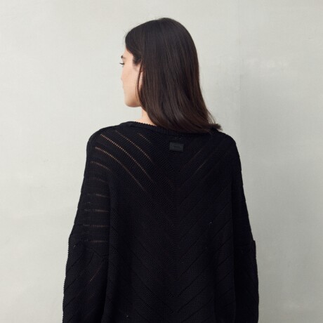 SWEATER CAPUCINE Negro