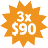 3x$90