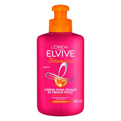Crema Para Peinar L'oreal Paris Elvive Dream Liso 300 Ml. Crema Para Peinar L'oreal Paris Elvive Dream Liso 300 Ml.