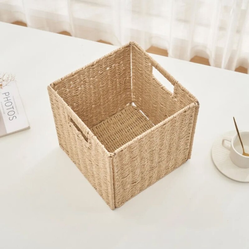 Cubo organizador ratán Cubo organizador ratán