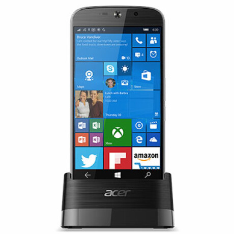 Acer S58 Jade Dual Sim Primo Negro con Kit Desktop 001