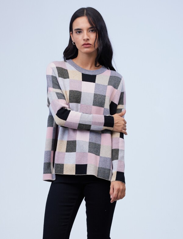 Buzo Colorblock MULTI/ROSA