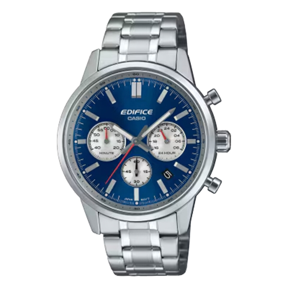 Reloj Edifice Casio en Acero Inoxidable Plateado 