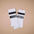 Medias Cotton Crew White+black