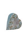 Caja visor Corazón 17x17x5 CELESTE