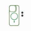 Protector para iPhone 13/14 con protector cámara verde Protector Para Iphone 13/14 Con Protector Cámara Verde