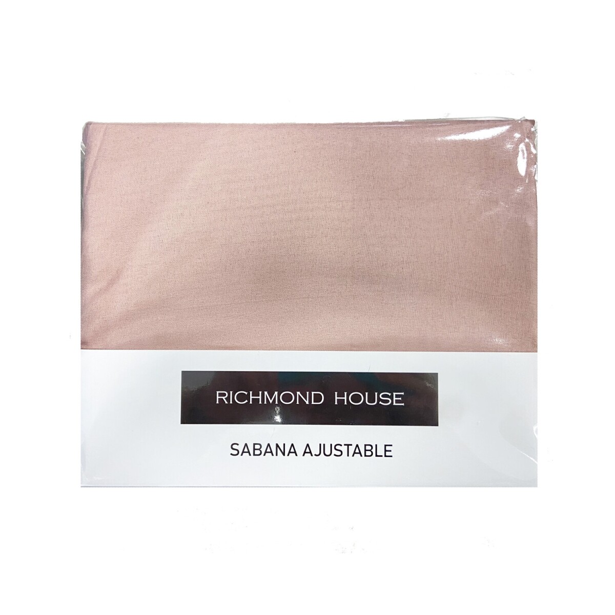 Sábana ajustable ï»¿Richmond tamaño Queen en microfibra - Coral 