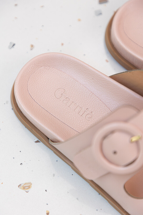 Sandalia con hebillas Rumba Rosa