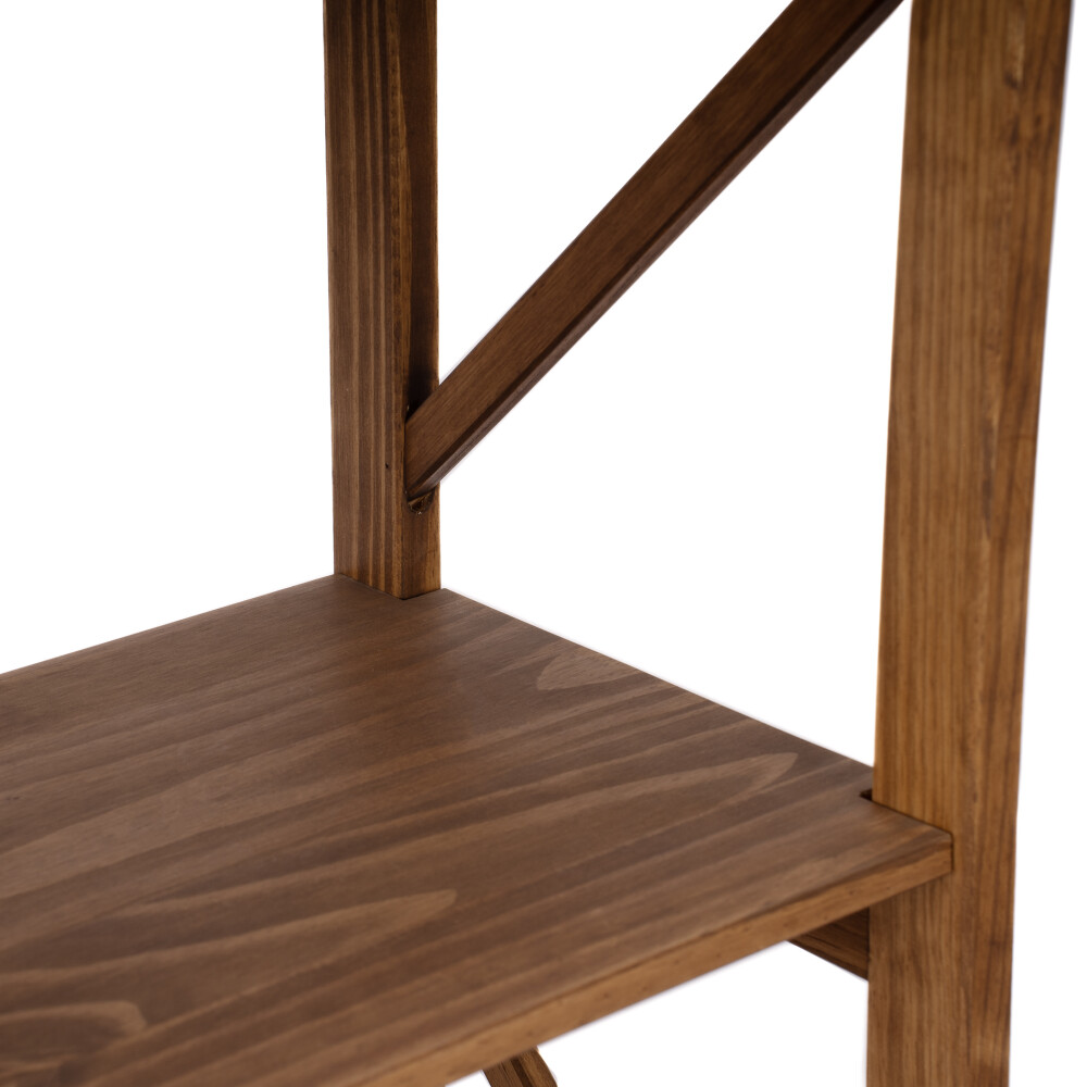 Biblioteca - Estanteria - Linea Open - Rustico Hogar Nogal