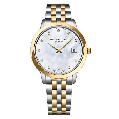 Reloj Raymond Weil TOCCATA LADIES de acero y PVD oro amarillo con madre perla y 11 brillantes Reloj Raymond Weil TOCCATA LADIES de acero y PVD oro amarillo con madre perla y 11 brillantes