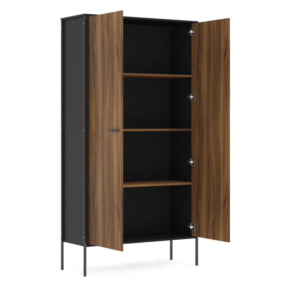 ARMARIO 2 PUERTAS ESTANTERIA BIBLIOTECA ORGANIZADOR MULTIUSO CON ESTRUCTURA DE METAL ARMARIO 2 PUERTAS ESTANTERIA BIBLIOTECA ORGANIZADOR MULTIUSO CON ESTRUCTURA DE METAL