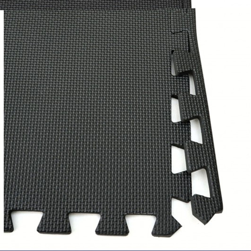 Tatame 1x1 m lado 10 mm espesor NEGRO