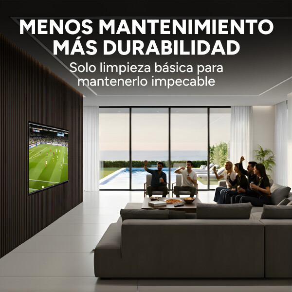 Pack x20 Wpc Simil Madera Wall Panel Lambrin 2.90x16.7 Color Marrón Madera Oscuro