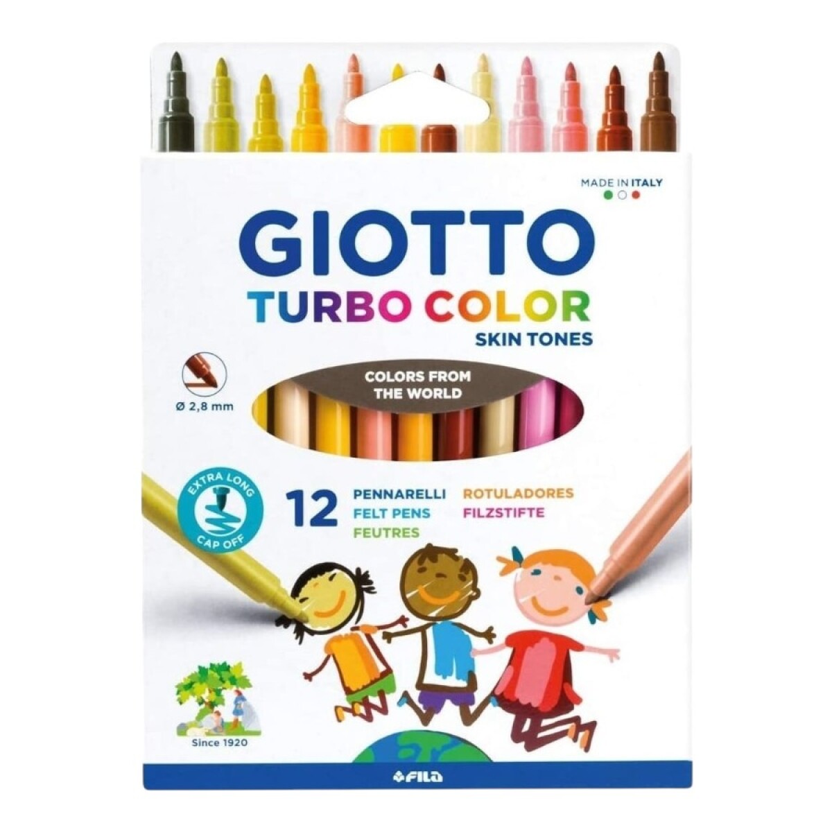 Marcadores Finos Giotto Skin Tones 