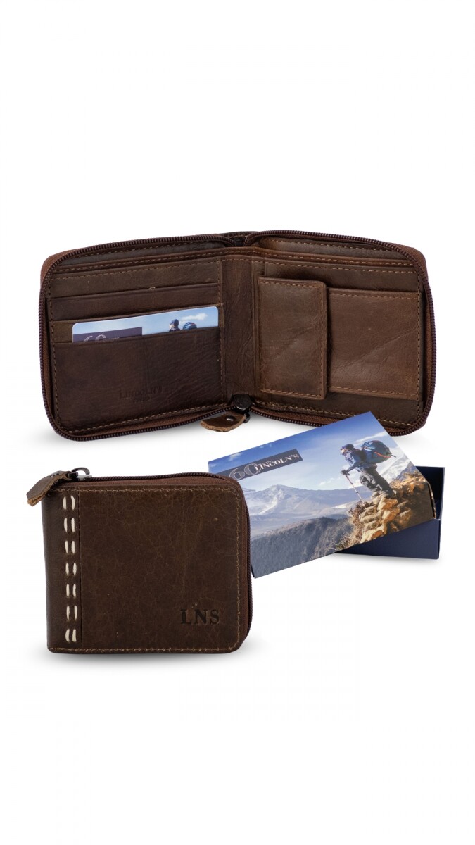 BILLETERA CUERO PEGASUS - RON 