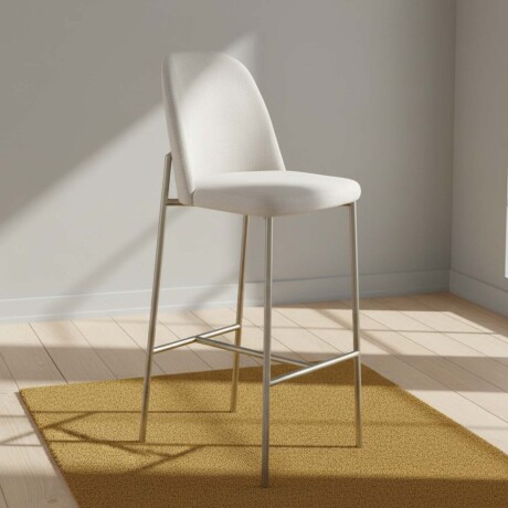 BUTACA BAR MADERA NATURAL-BEIGE MARILIA