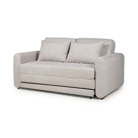 Sofá Cama Parma - Tela Microfibra TC1009 (Plata)