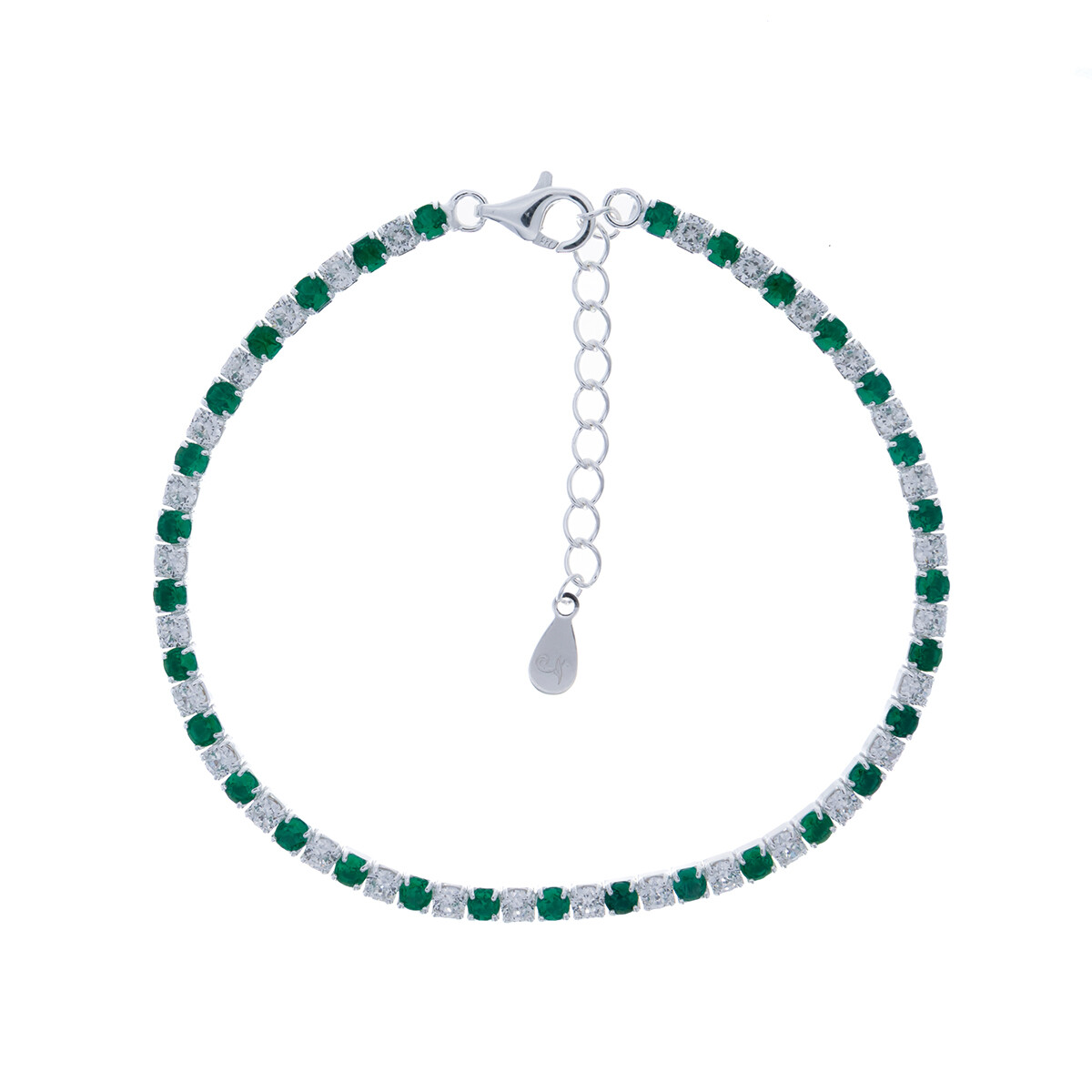 Pulsera de plata 925, TENIS. 