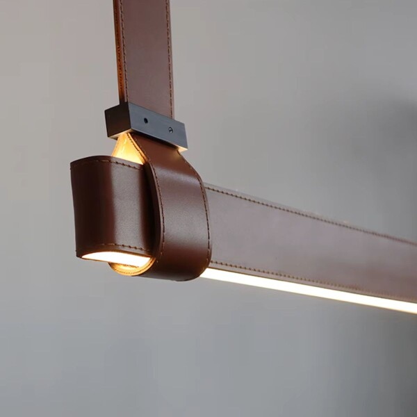LUMINARIA DE TECHO LEATHER SQUARE Negro - UNICO