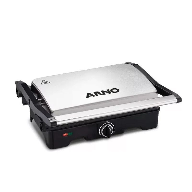 Parrilla Grill Arno Dual Inox | Placa antiadherente | Color gris. Parrilla Grill Arno Dual Inox | Placa antiadherente | Color gris.