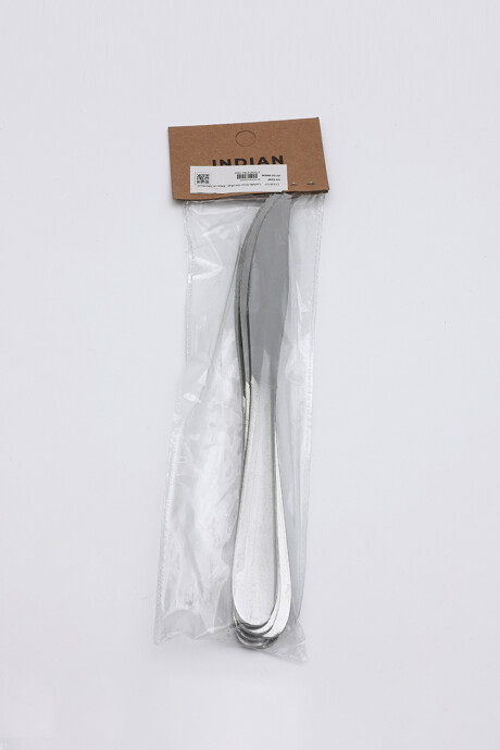 Cuchillo Silver Set X6un. Color Unico