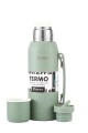 TERMO PREMIUM DE 1LT TERRANO CON MANIJA VERDE OLIVA