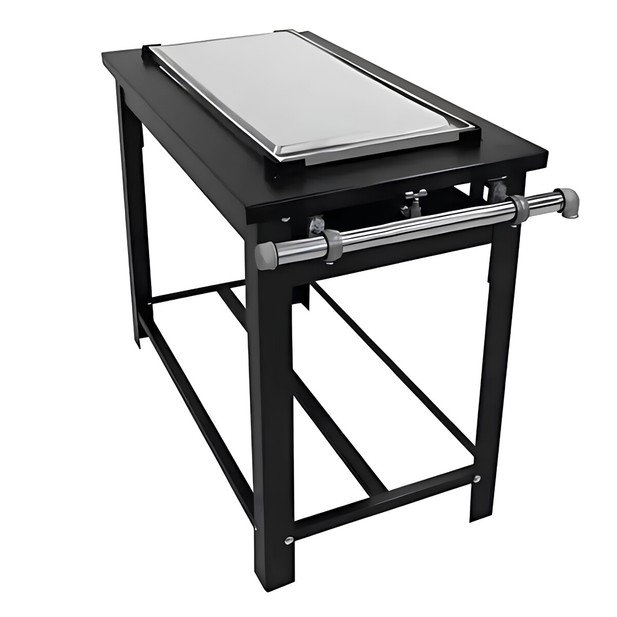 Plancha con Base Lisa/Grillada 28x57cm | Venancio EMCH 