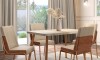 Juego de Comedor Stellar Rectangular 4 sillas Marron