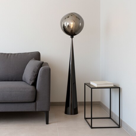 LUMINARIA DE PISO SMOKY BOULE Negro - UNICO