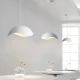 Lampara Colgante Moderna Nordica Daly Bosco Blanco
