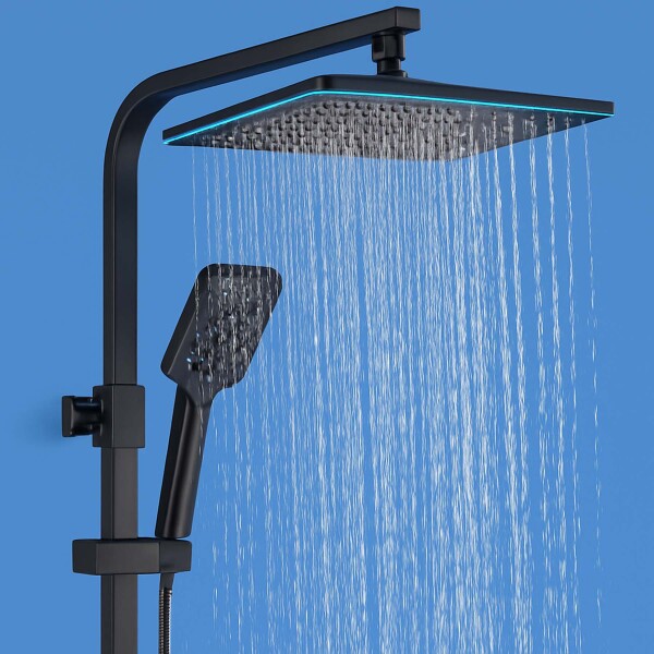 Duchero Barral Exterior Monocomando Baño Display Temperatura Duchero Barral Exterior Monocomando Baño Display Temperatura