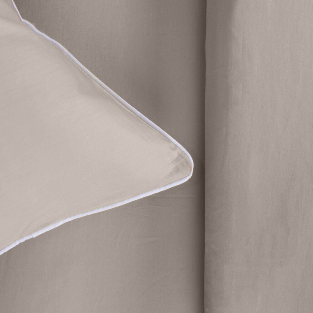 JGO SÁBANAS FESTÓN BLANCO SUPER KING ALGODON 300 HILOS