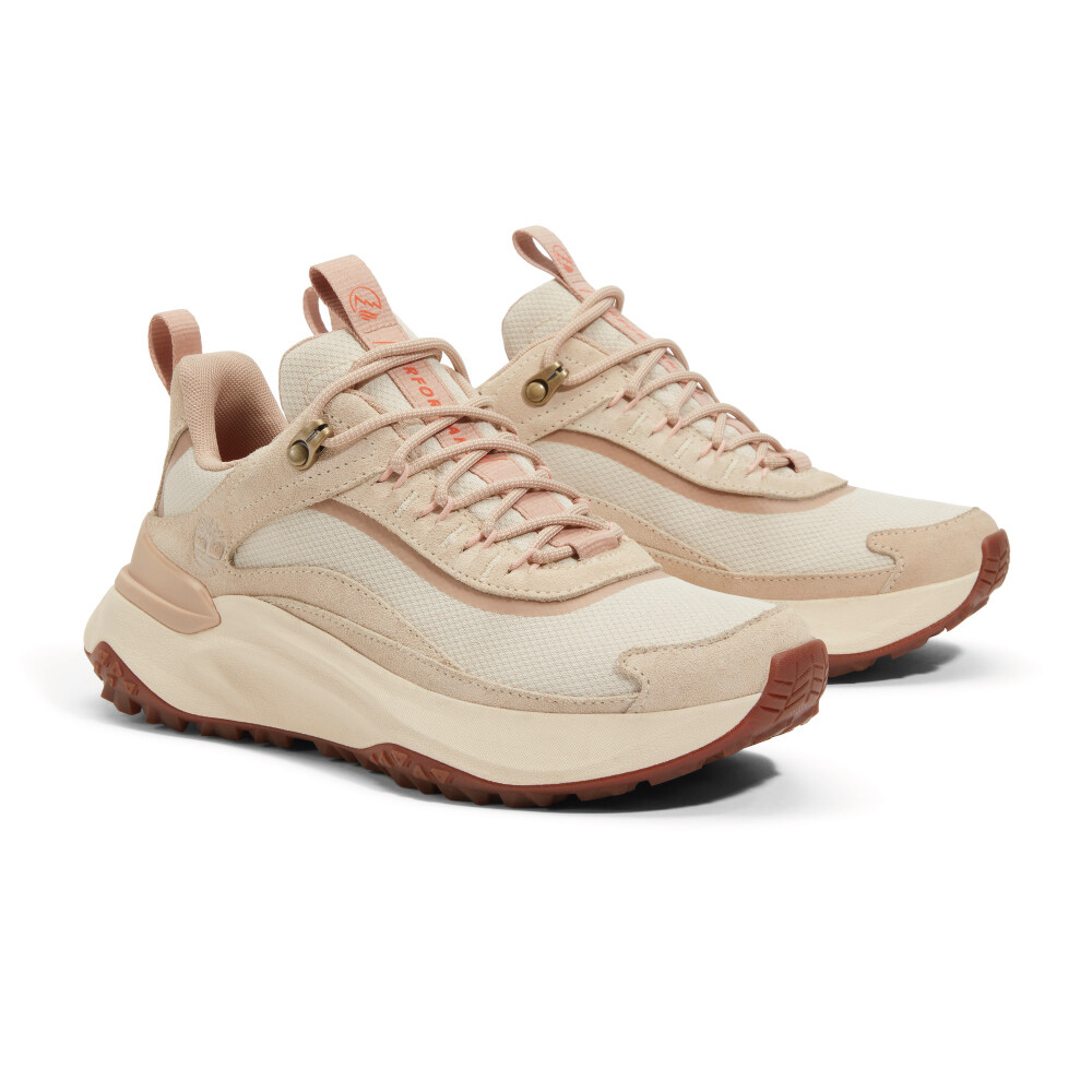 Zapatillas Low Lace Up Waterproof Mujer Natural Mesh