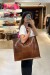 Leather Tote Bag Camel