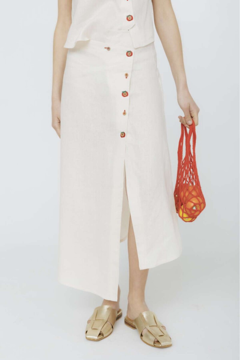 Pre Venta Falda Raíz - Blanco 