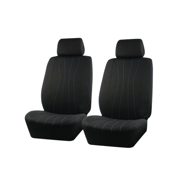 Cubreasiento Universal Pick Up Negro Con Detalle Azul 4 Piezas Cubreasiento Universal Pick Up Negro Con Detalle Azul 4 Piezas