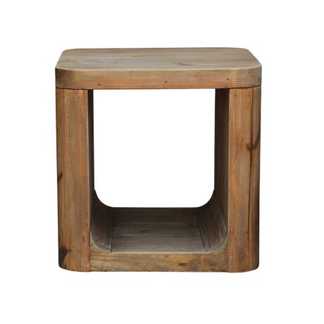 MESA LATERAL MADERA NATURAL-BEIGE ROMERO NATURAL