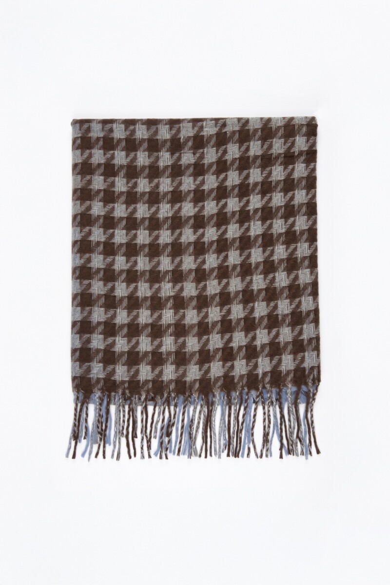 Bufanda pied de poule VERDE