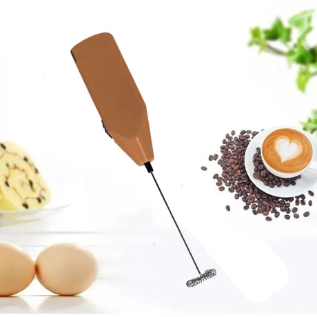 Batidor Espumador Multiuso Portátil Pilas AA Acero Inox Rosa