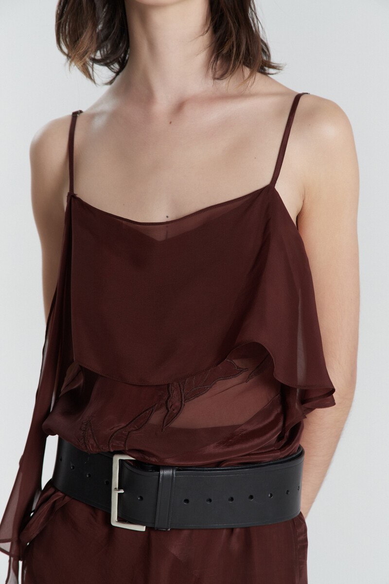 TOP COMO Marron