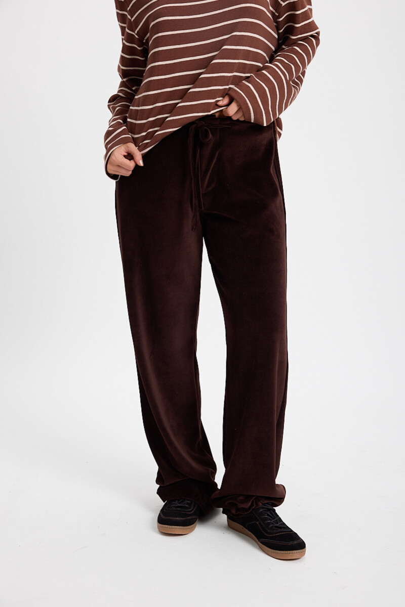 Pantalon Flex Marron