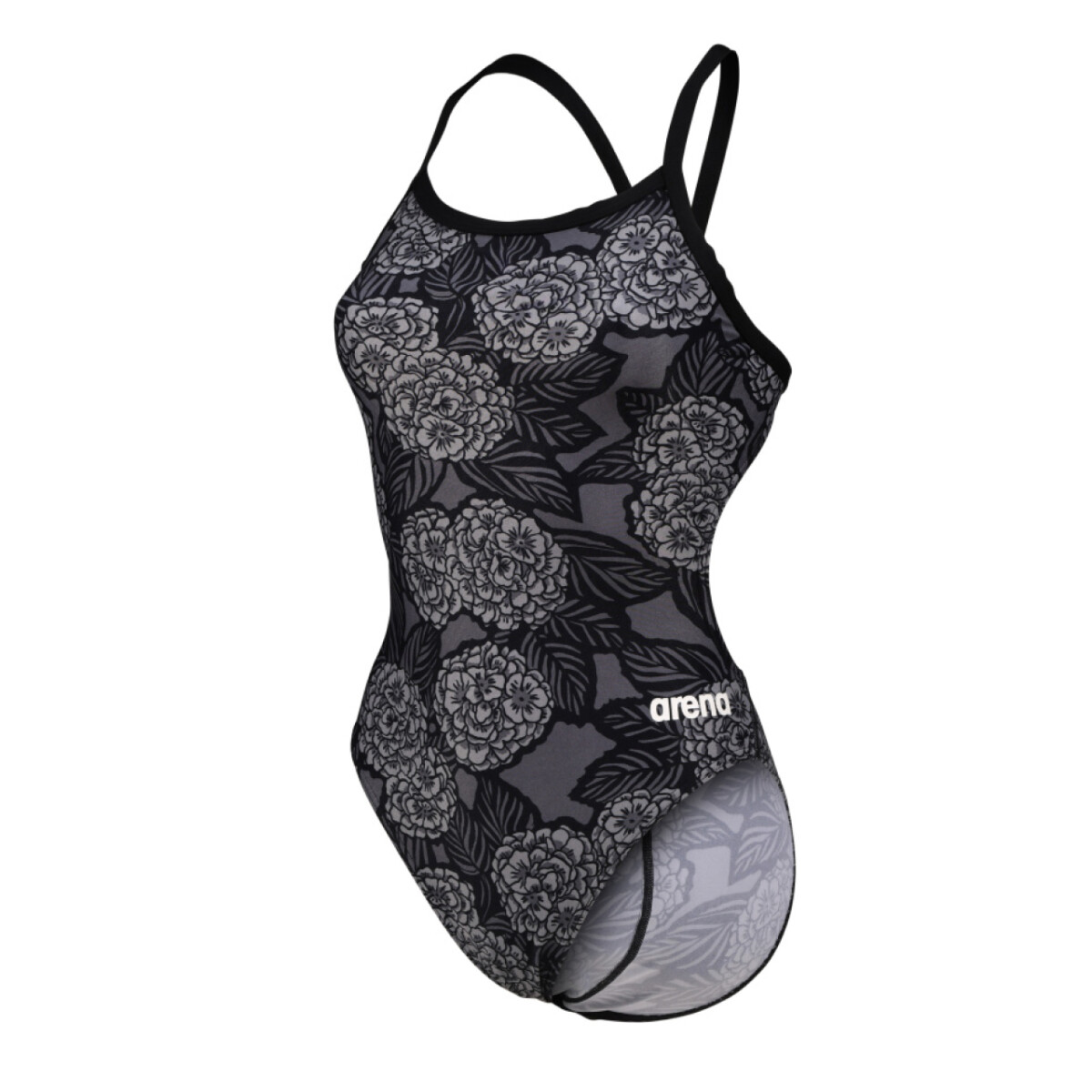 Malla De Entrenamiento Para Mujer Arena Women's Hydrangea Bouquet Swimsuit - Negro 