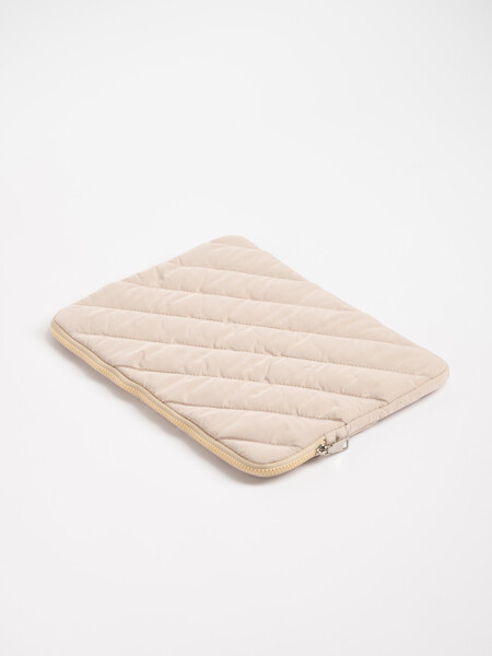 Porta laptop Beige