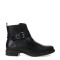 Botas de Mujer Bottero Caña Baja de Cuero Negro