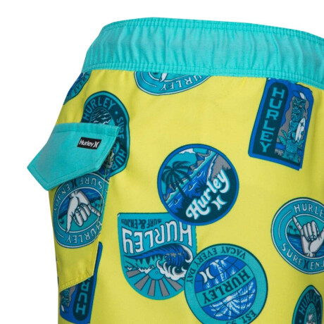 Short Travel Patch Pull On Swim de Niños Multicolor