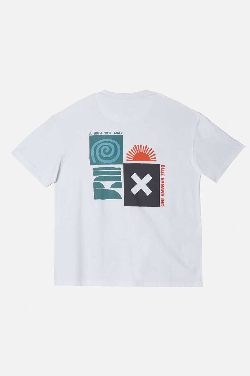 Camiseta Blue Banana Dawn White